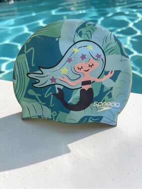 Never worn, Speedo Kids Mermaid Swim Cap